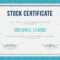 Stock Certificate Template Intended For Corporate Share Certificate Template