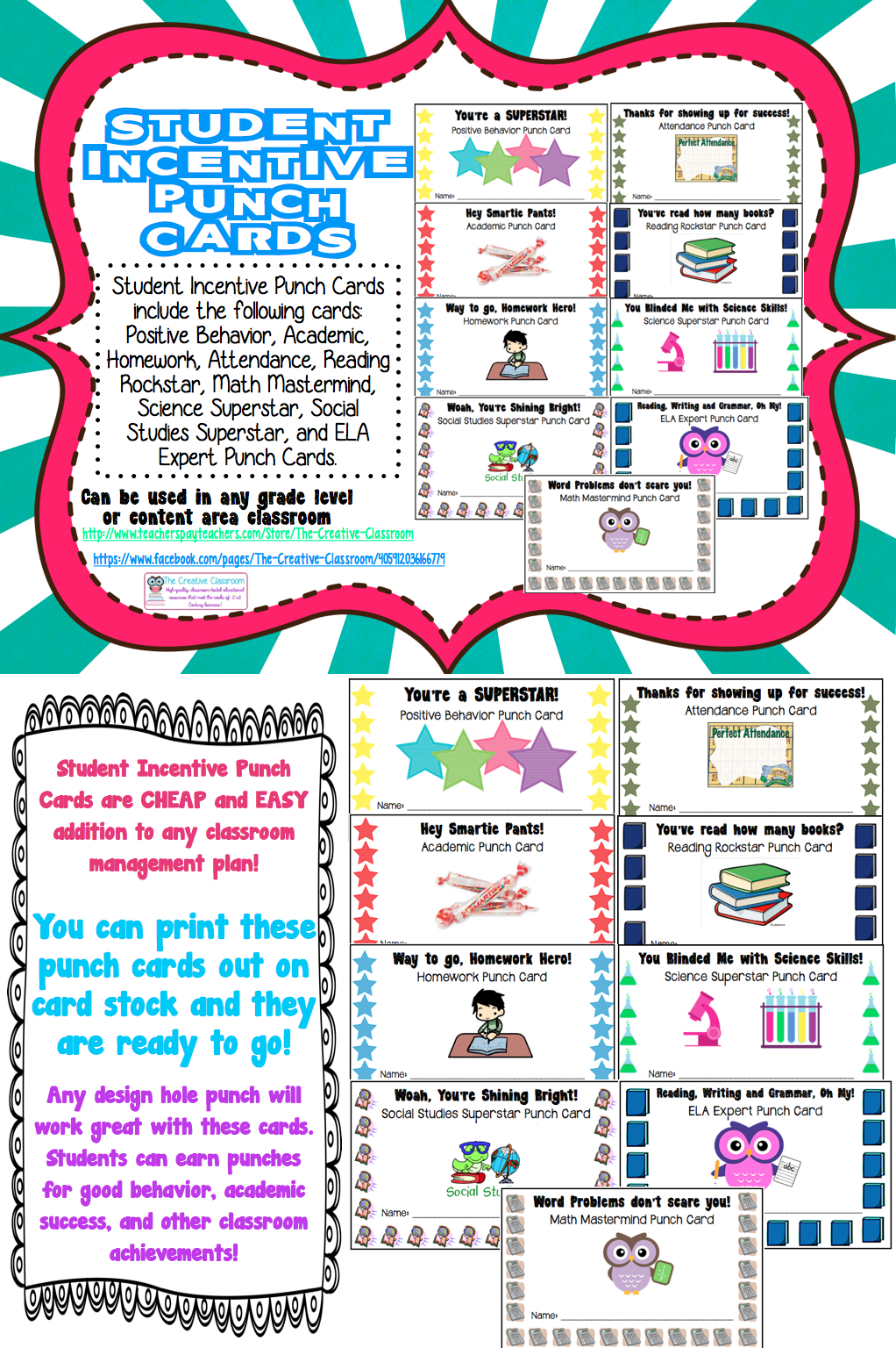 Student Rewards Punch Cards | Student Incentives, Student With Regard To Reward Punch Card Template