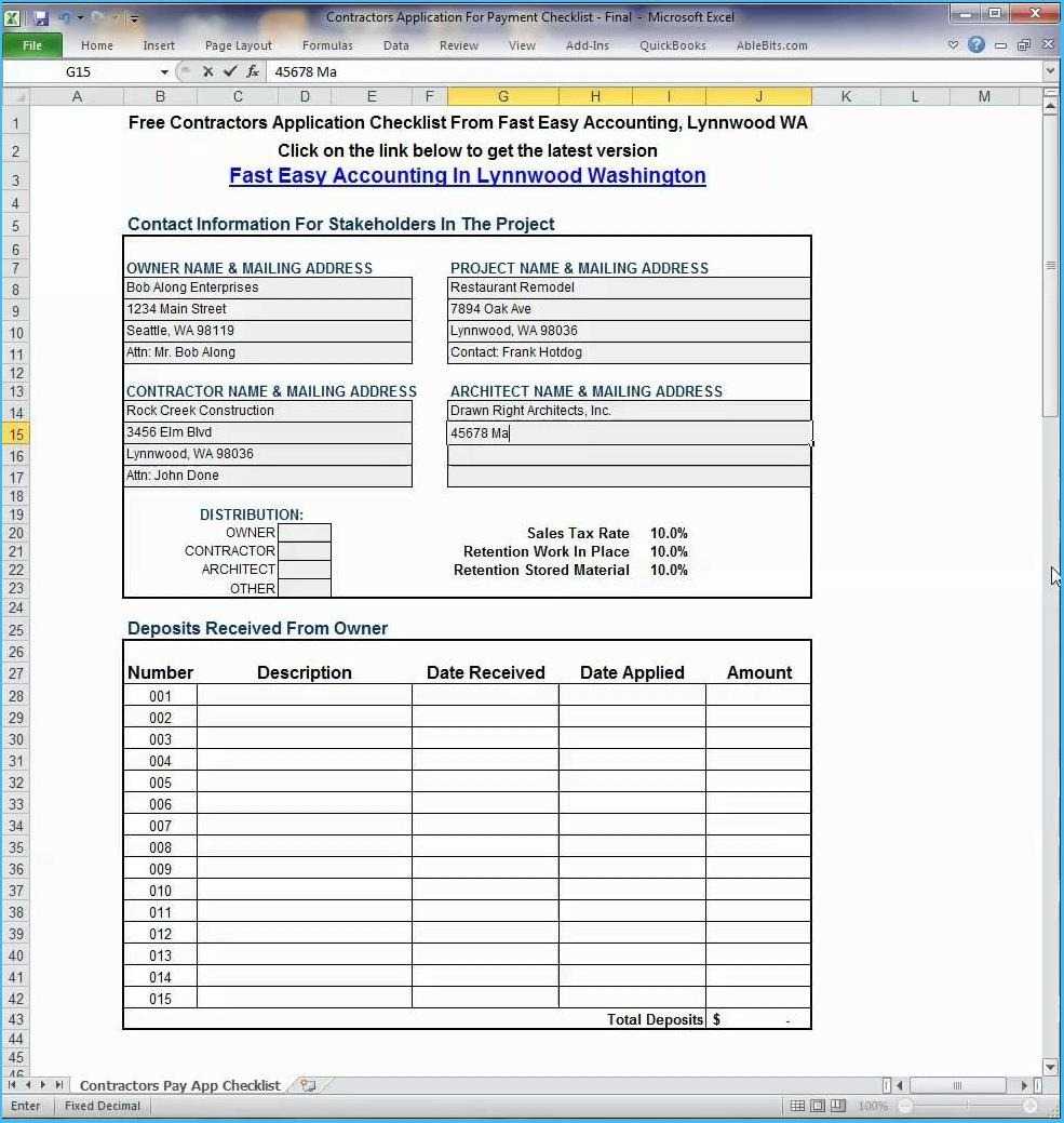 Subcontractor Payment Certificate Template Excel #9967 Intended For Construction Payment Certificate Template
