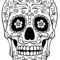 Sugar Skull Drawing Template At Paintingvalley | Explore In Blank Sugar Skull Template