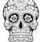 Sugar Skull Drawing Template | Free Download Best Sugar Inside Blank Sugar Skull Template