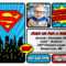 Superman Birthday Invitation Ideas — Metal Decorations From For Superman Birthday Card Template