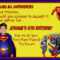 Superman Invitation Card Template | Sunshinebizsolutions Throughout Superman Birthday Card Template