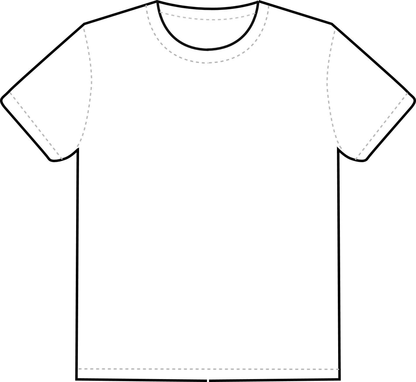 T Shirt Outline Clipart - Clipart Best - Clipart Best For Blank T Shirt Outline Template
