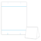 Table Tent Design Template Blank Table Tent – White – Cover Pertaining To Blanks Usa Templates