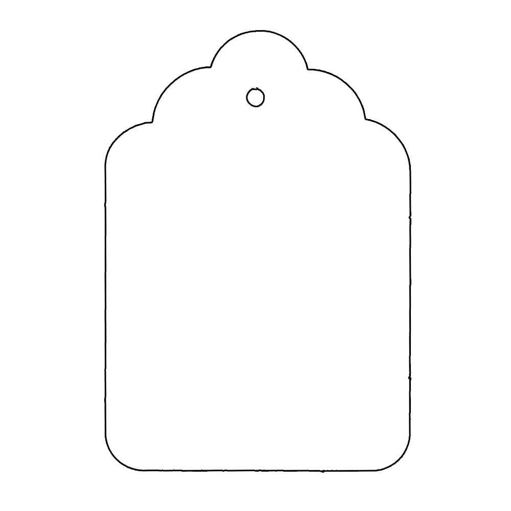 Tag Shape Template | Use These Templates Or Make Your Own Regarding Blank Luggage Tag Template