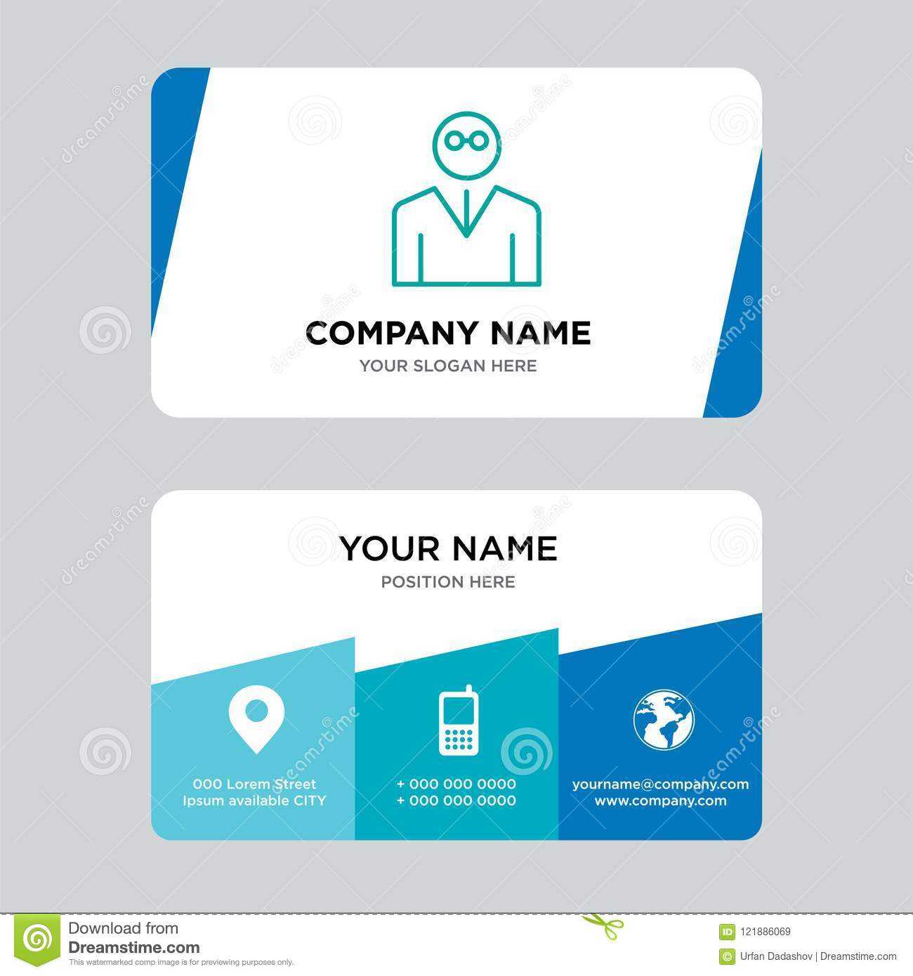 Teacher Business Card Design Template, Visiting For Your For Teacher Id Card Template