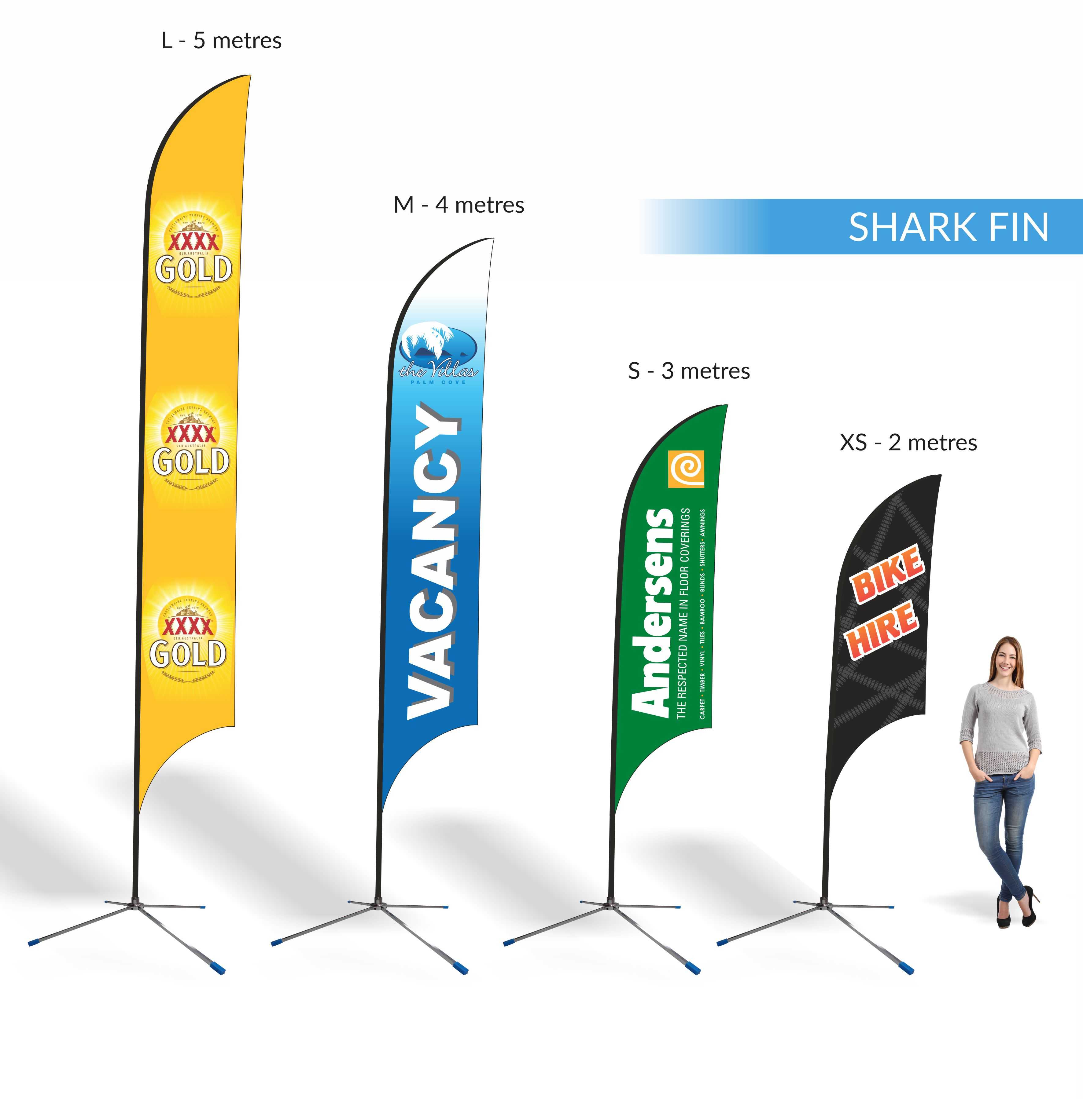 Teardrop | Shark Fin | Block | Banners | Expressway Signs Regarding Sharkfin Banner Template