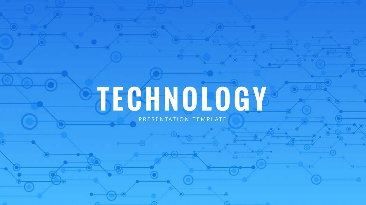 Technology Powerpoint Template – Free Powerpoint Presentation Pertaining To Powerpoint Templates For Technology Presentations