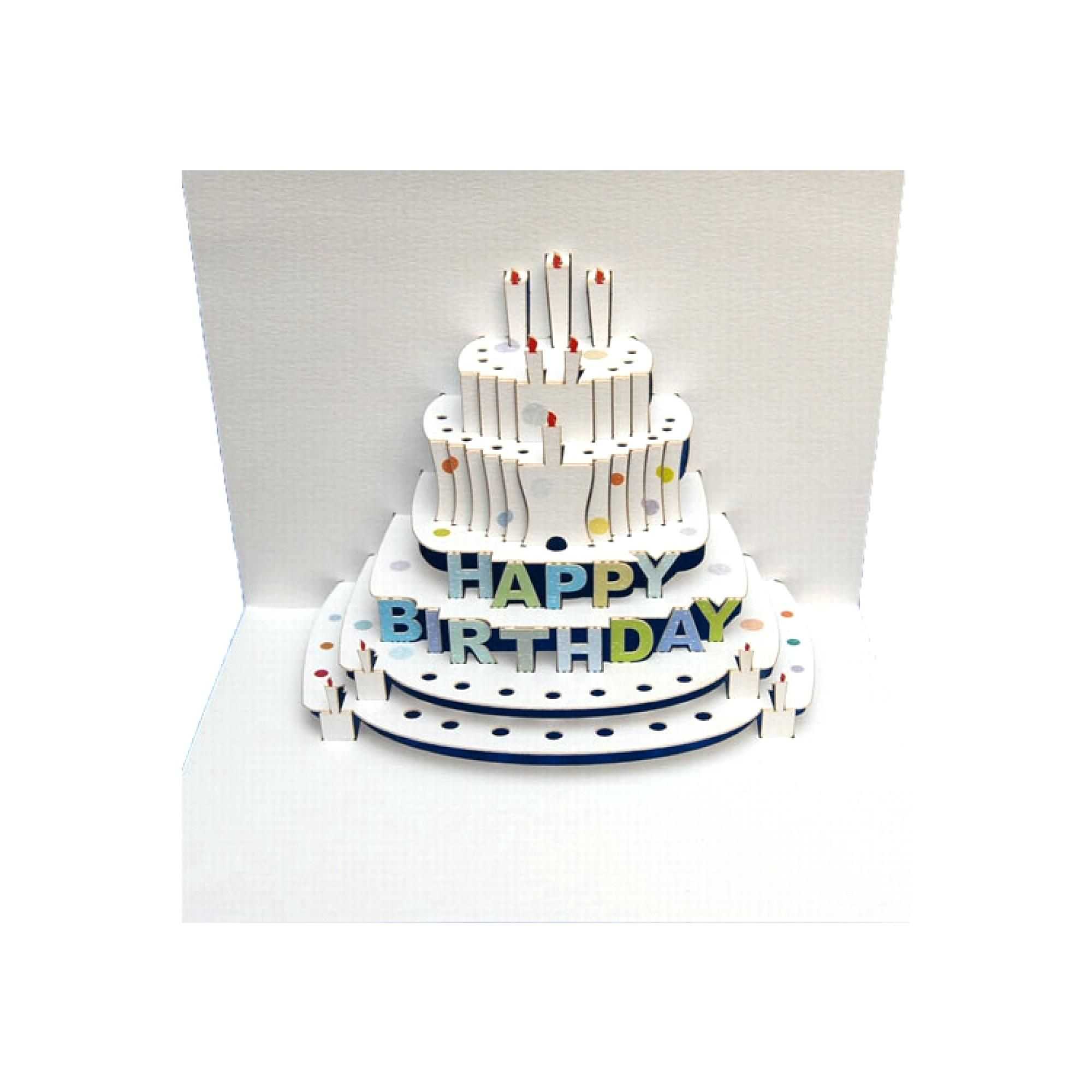template-birthday-cake-pop-up-card-template-happy-kirigami-with-regard