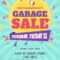 Template: Community Garage Sale Falls Flyer Template With Yard Sale Flyer Template Word