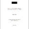 Template For Latex Phd Thesis Title Page – Texblog With Regard To Project Report Latex Template