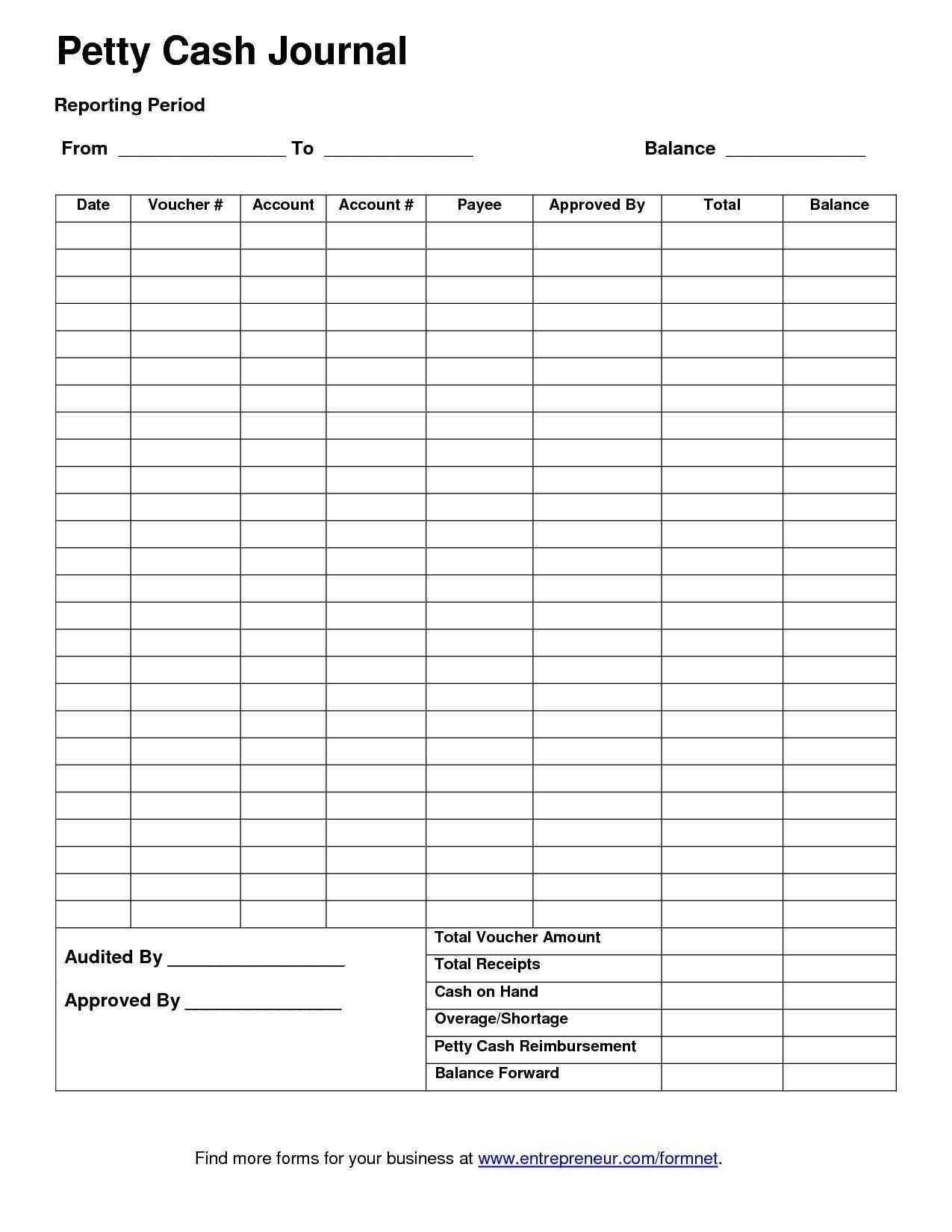 Template For Petty Cash Petty Cash Report Template Excel Within Petty Cash Expense Report Template