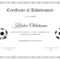Template: Free Stock Certificate Templates Word Template Inside Soccer Certificate Templates For Word