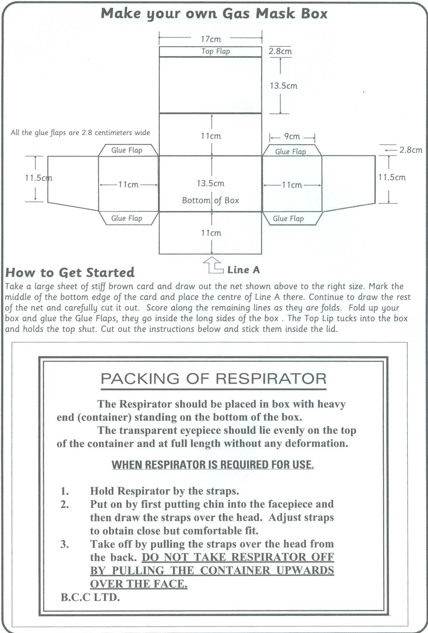 Template Of A Gas Mask Box – Google Search | Activities For Regarding World War 2 Identity Card Template