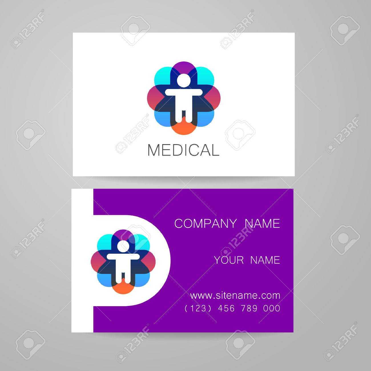 Template Of Medical Business Cards. With Regard To Medical Business Cards Templates Free