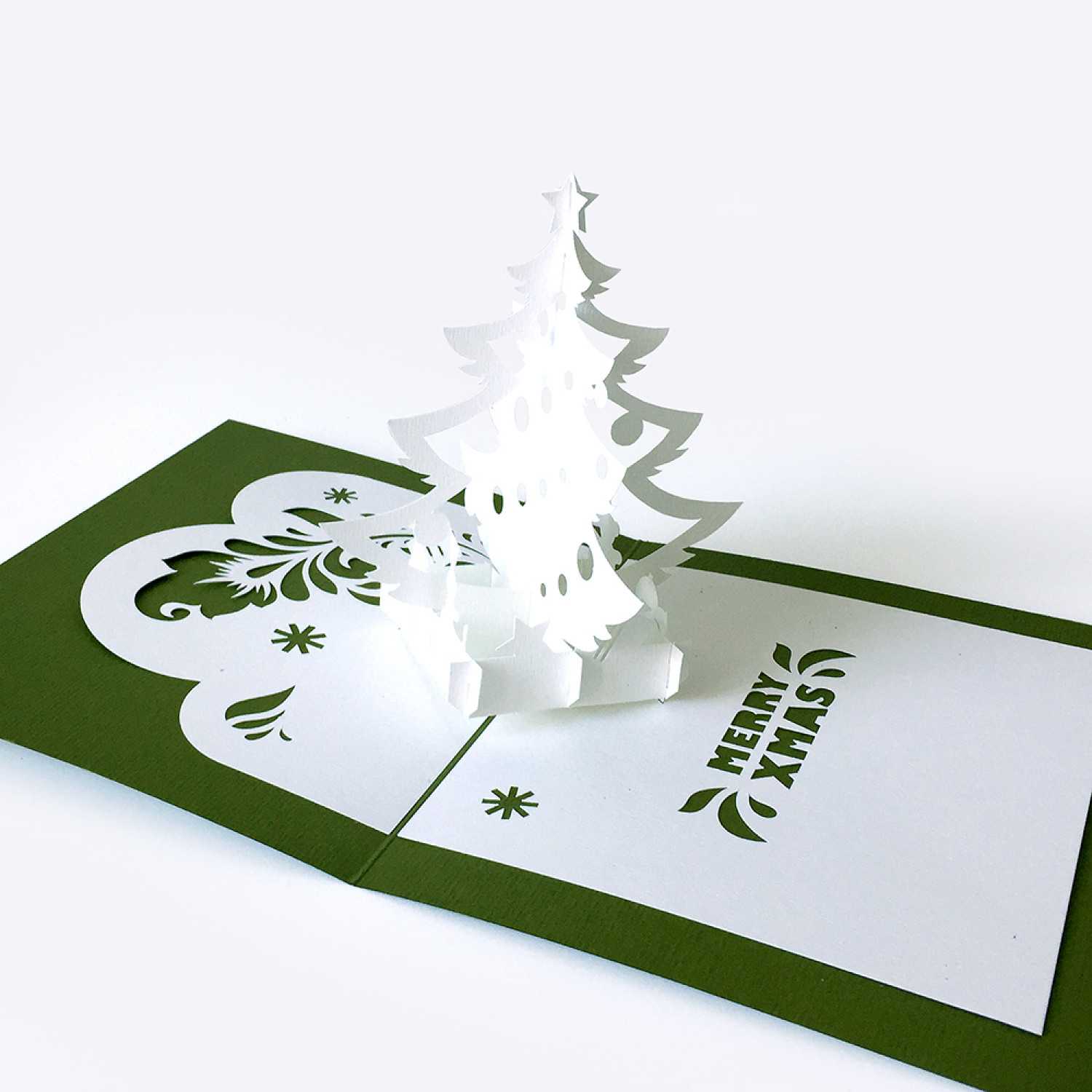 Template Pop Up Card «Christmas Tree» Inside Free Pop Up Card Templates Download