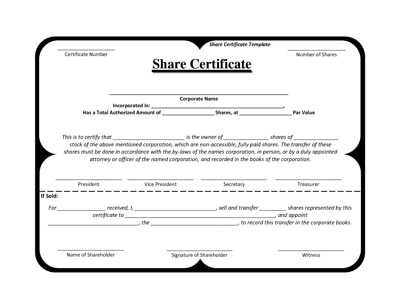 Template Share Certificate Rbscqi9V | Share Certificate In Within Template Of Share Certificate
