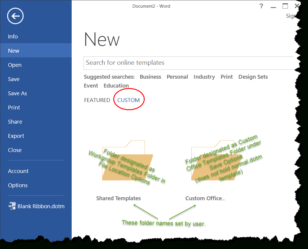 Templates In Microsoft Word - One Of The Tutorials In The For Word 2010 Template Location