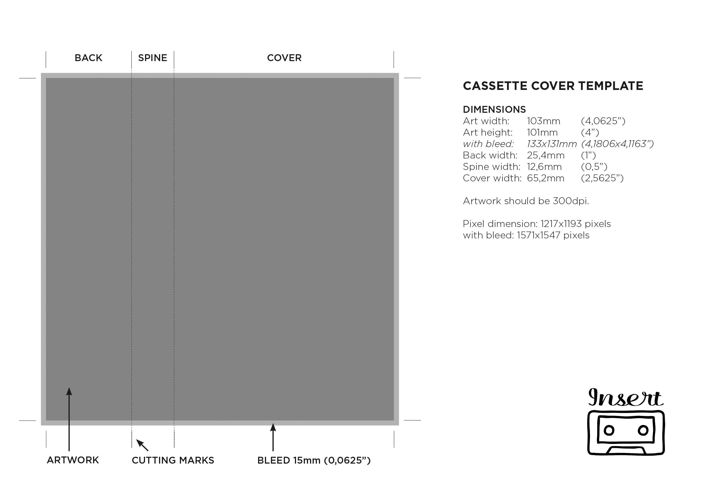 Templates – Insert Tapes In Cassette J Card Template