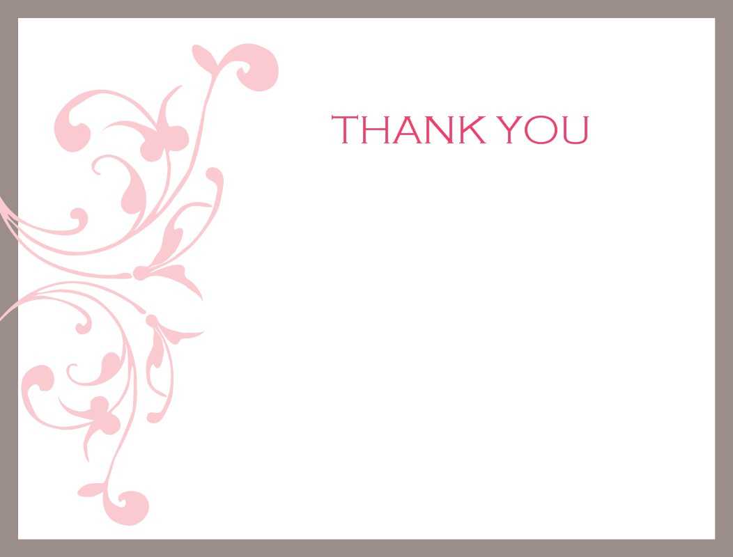 Thank You Card Templates Free For Powerpoint Thank You Card Template