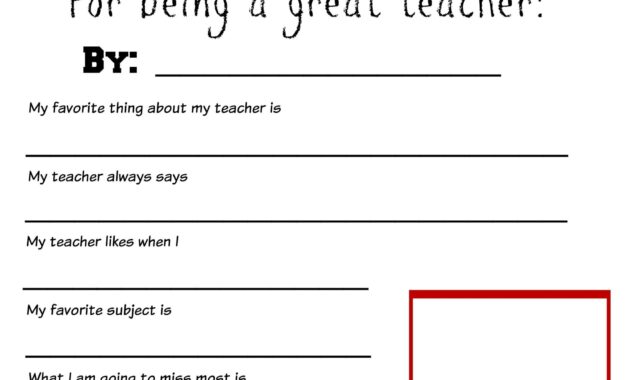 Thank You Teacher Free Printable | School Days | Teacher with regard to Thank You Card For Teacher Template