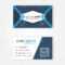 The Blue Business Card Template. Card For Providing Personal.. Within Company Business Cards Templates