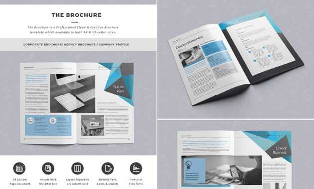 The Brochure - Indd Print Template | Template | Indesign throughout Brochure Templates Free Download Indesign