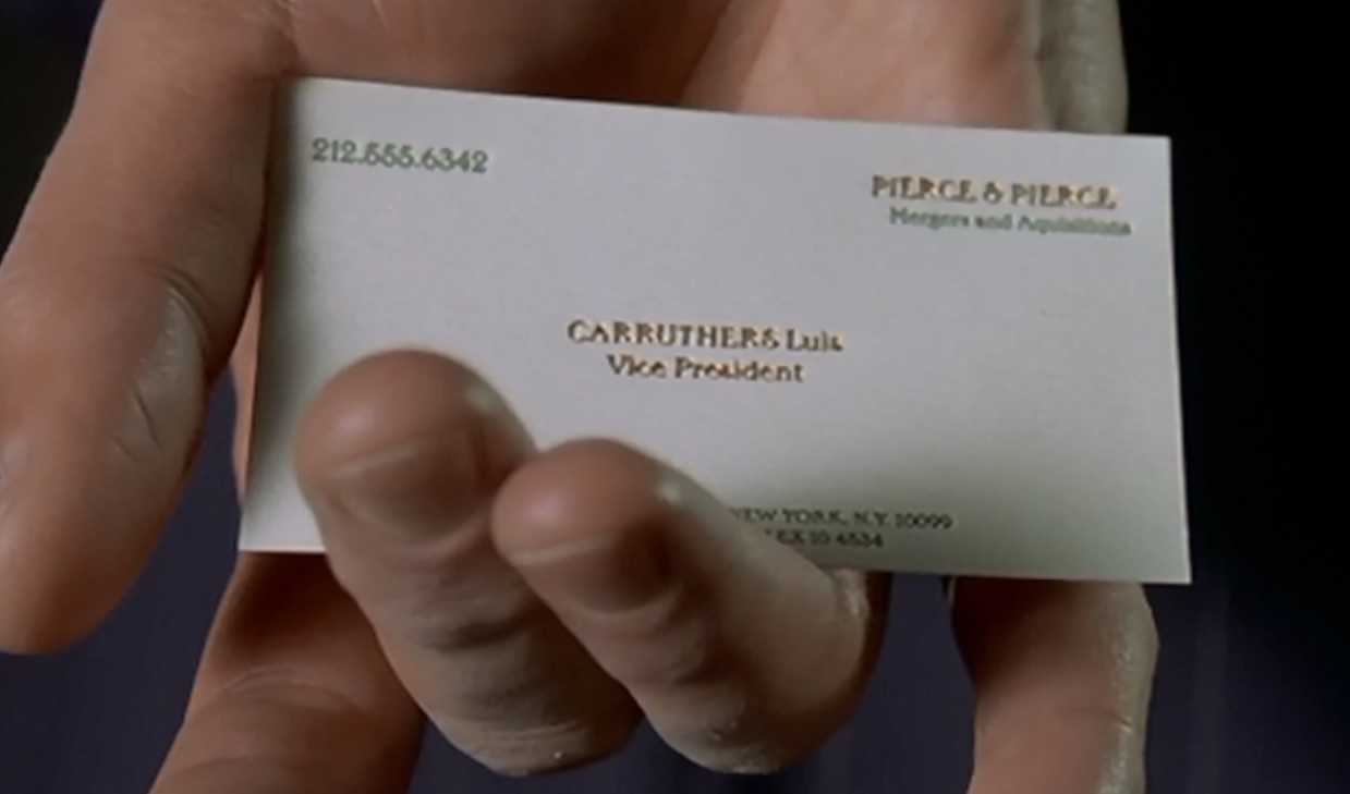 The Business Cards Of American Psycho | Hoban Cards With Regard To Paul Allen Business Card Template