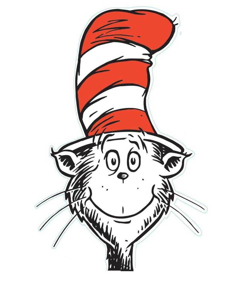 The Cat In The Hat Is A Legendary Character In The Picture Inside Blank Cat In The Hat Template