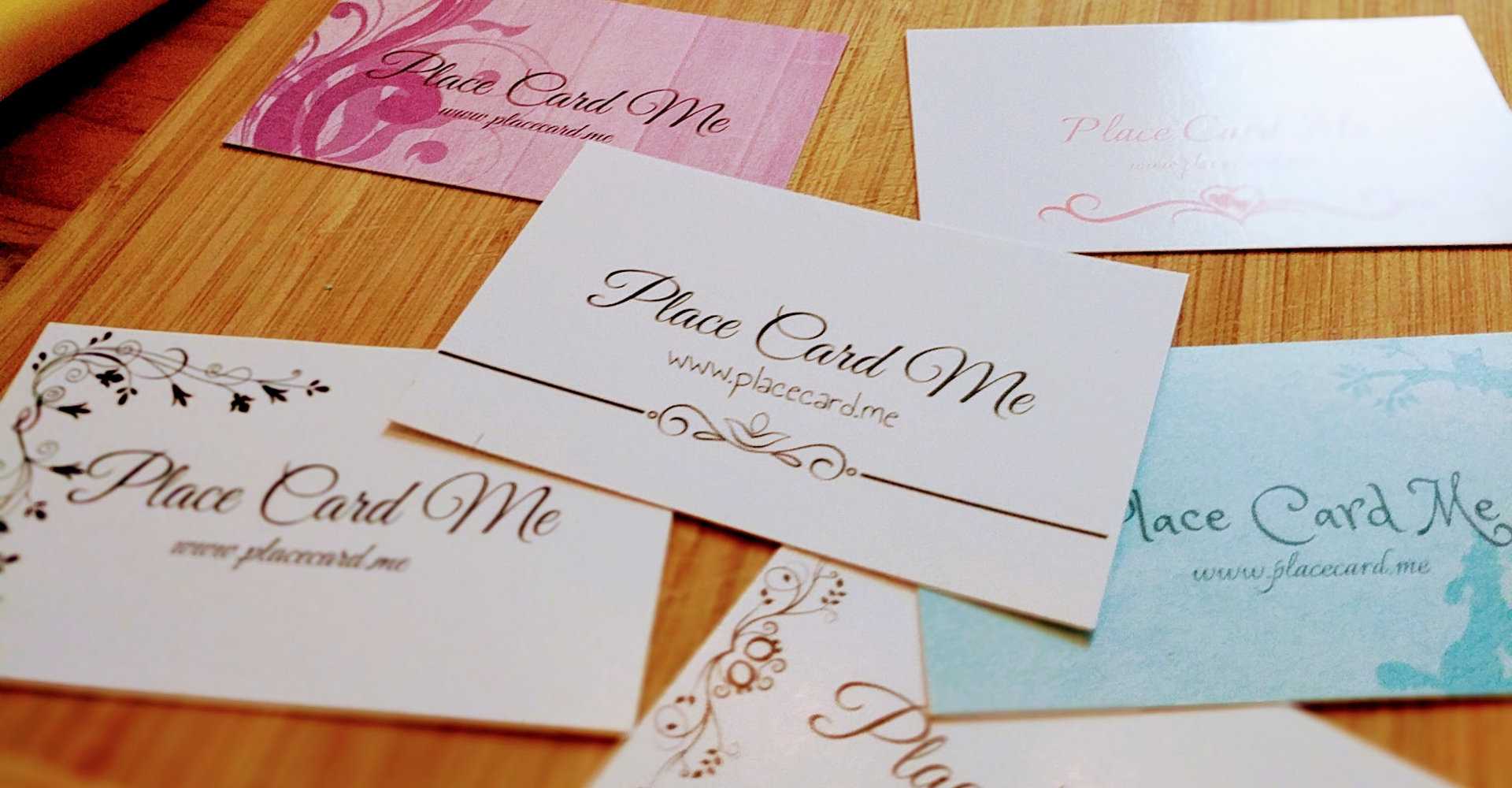 The Definitive Guide To Wedding Place Cards | Place Card Me In Place Card Setting Template