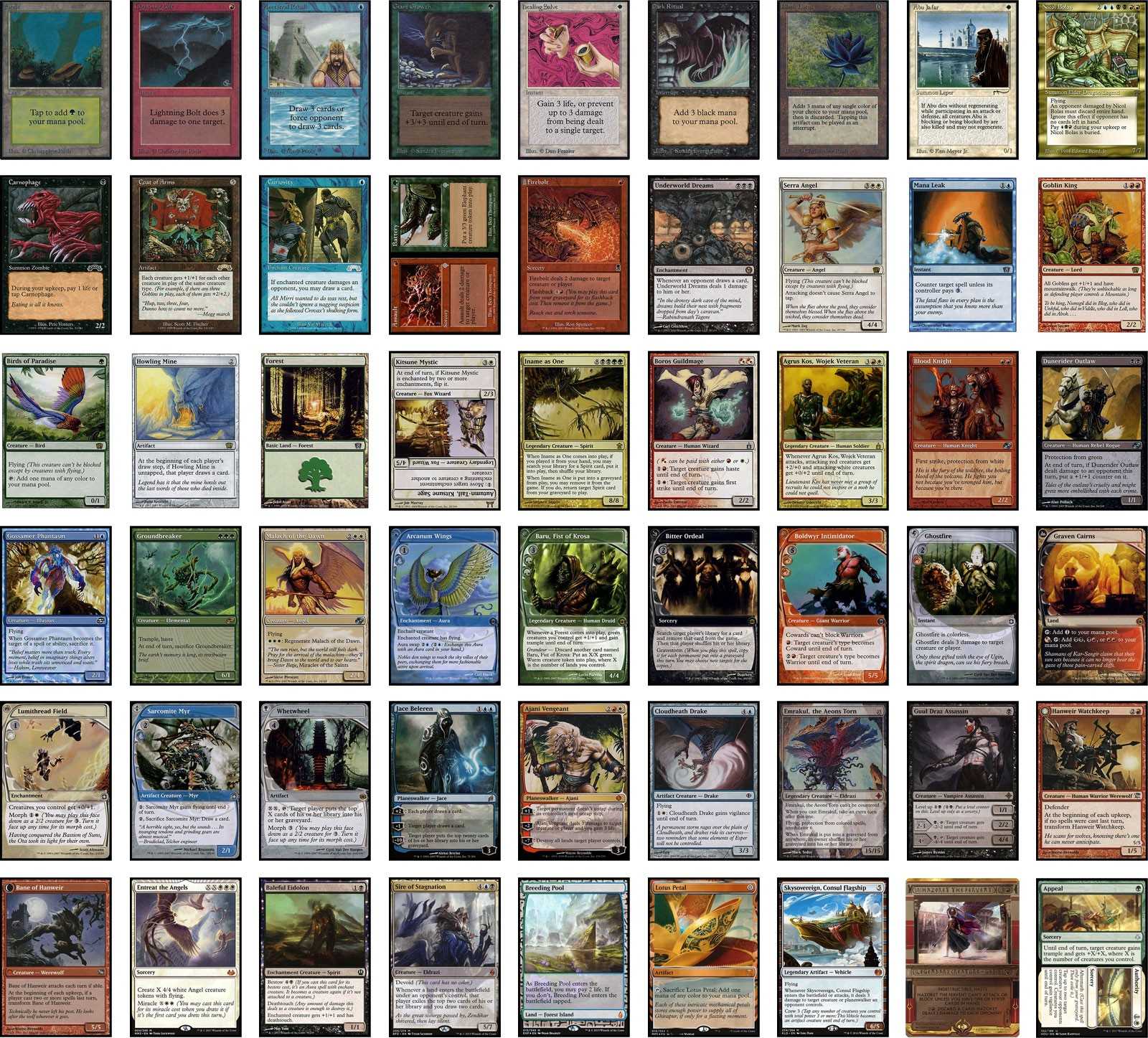 The Graphic Design For Magic, The Gathering Card Frames throughout ...