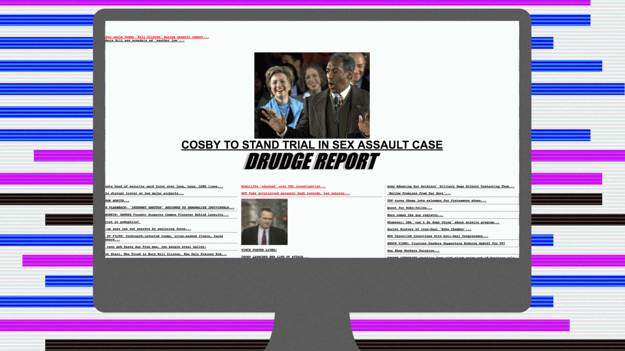 The Internet's 10 “Ugliest” Websites With Drudge Report Template