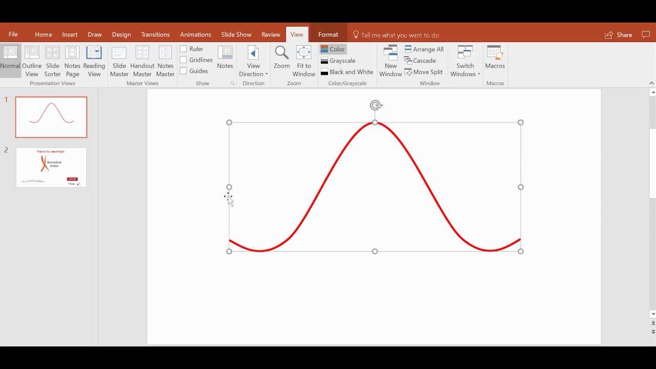 The Quickest Way To Draw A Sine Wave, Bell Curve, Or Any Curve Using  Powerpoint Throughout Powerpoint Bell Curve Template
