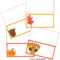 The Sassy Pack Rat: Thanksgiving Place Card Printable Freebie Throughout Thanksgiving Place Card Templates