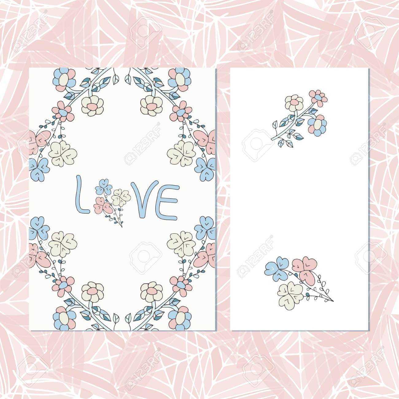 The Template For The Wedding. Invitation, Anniversary Card, Valentine's.. With Template For Anniversary Card