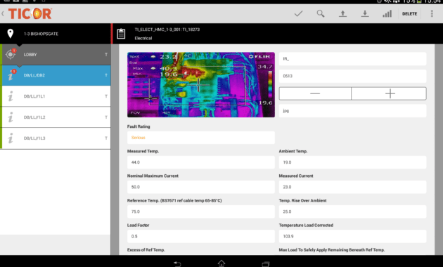 Thermal Imaging Software - Ticor pertaining to Thermal Imaging Report Template