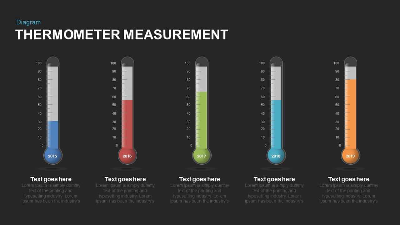 Thermometer Measurement Powerpoint Template And Keynote Slide Within Powerpoint Thermometer Template