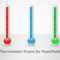 Thermometer Shapes For Powerpoint in Thermometer Powerpoint Template