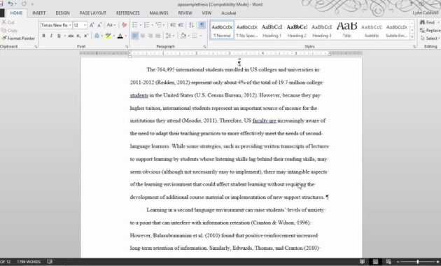 Thesis Formatting: Ms Word Tips regarding Ms Word Thesis Template