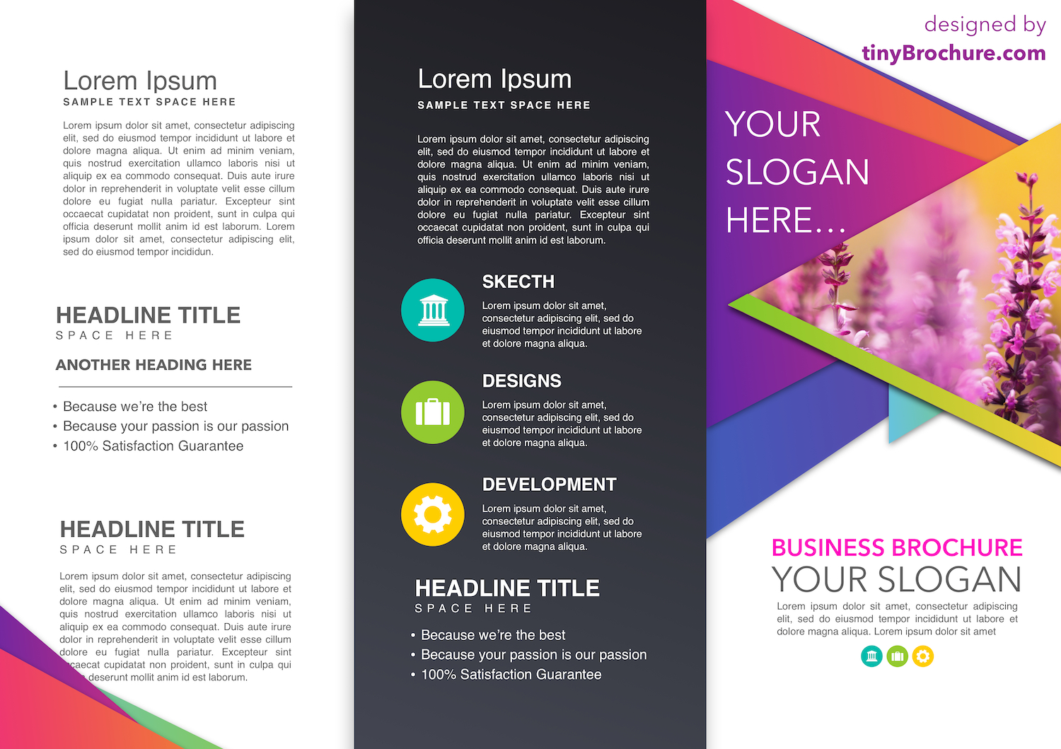 Three Fold Brochure Template Google Docs With Regard To Google Docs Travel Brochure Template