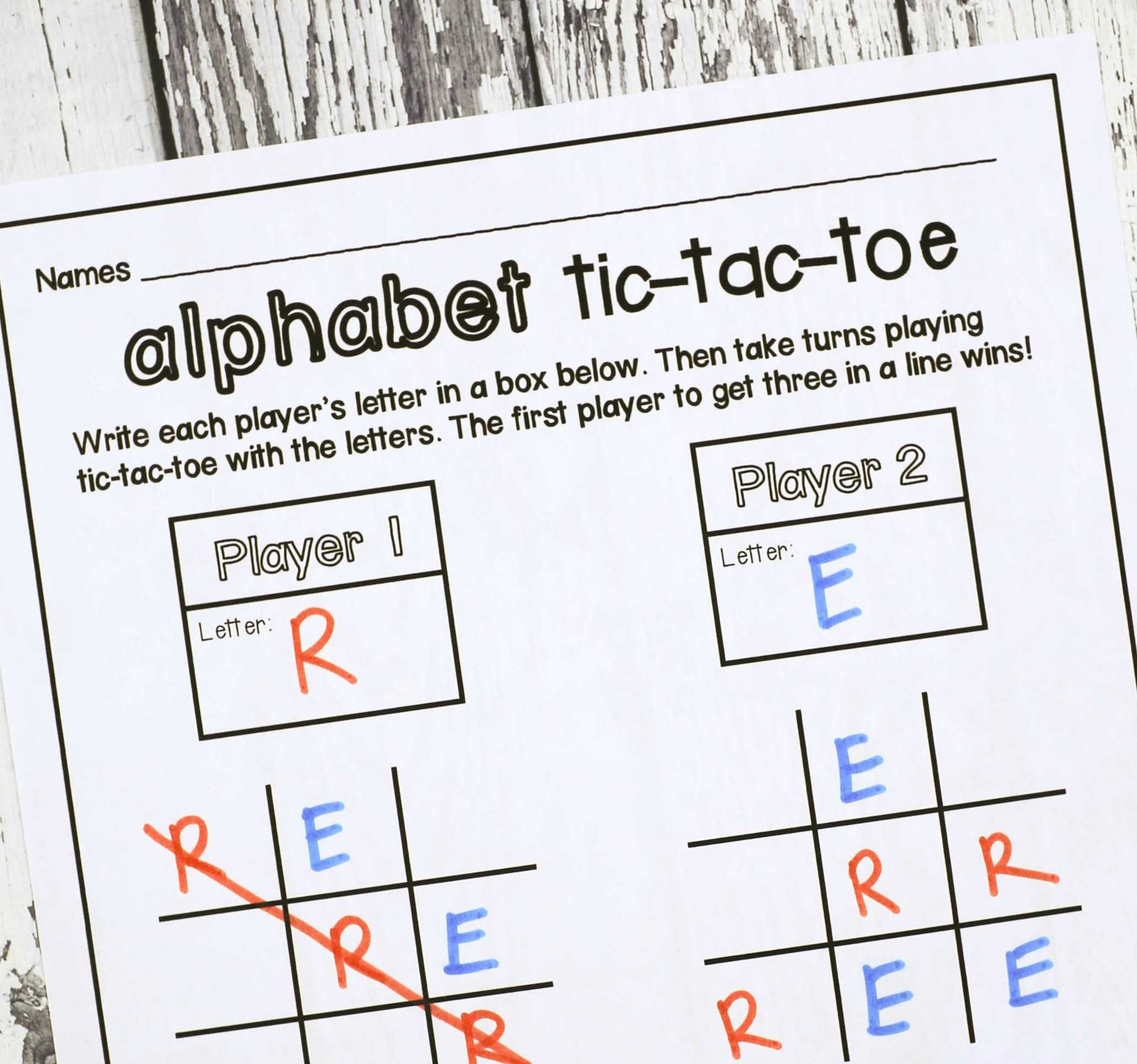 Tic Tac Toe – Playdough To Plato Throughout Tic Tac Toe Template Word