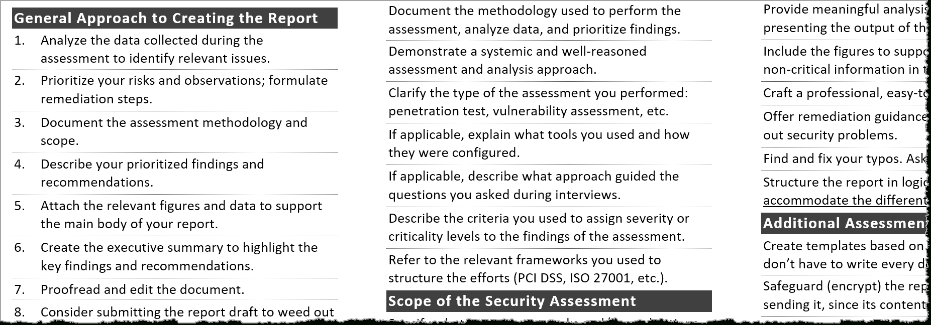 Tips For Creating A Strong Cybersecurity Assessment Report For Information Security Report Template