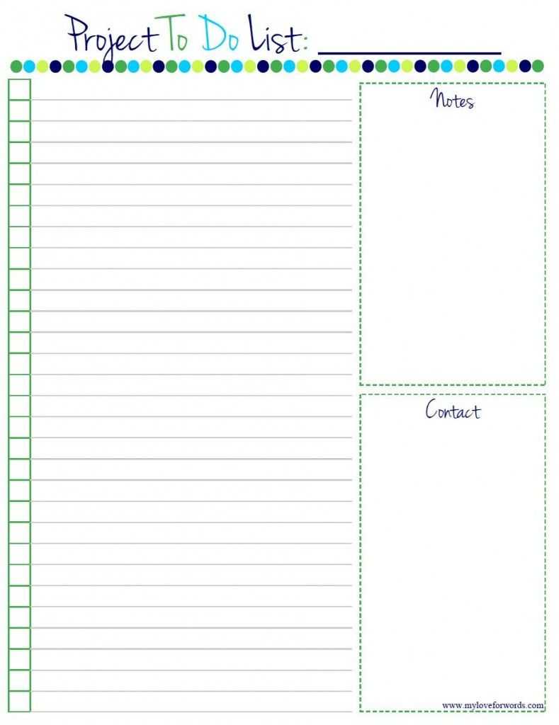 To Do List Template Word Free Download Online Printable For Within Daily Task List Template Word