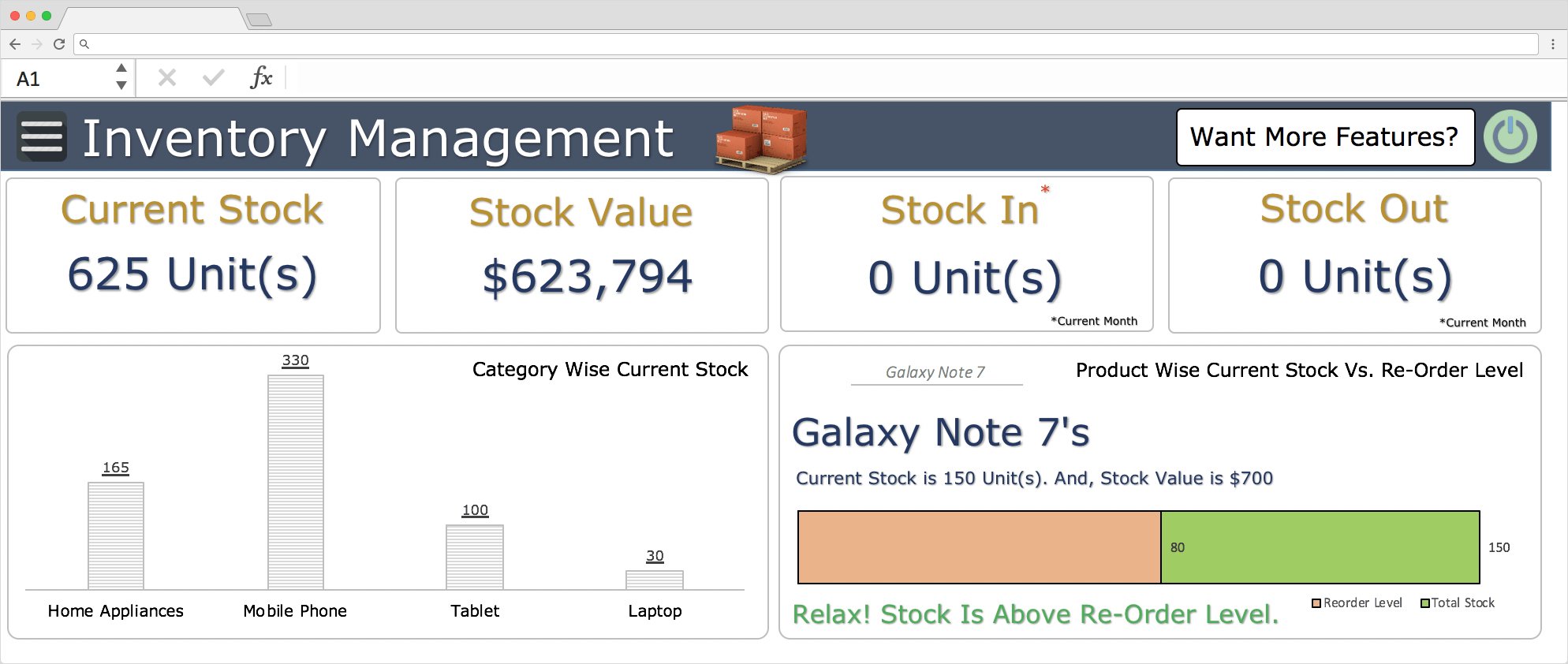 Top 10 Inventory Excel Tracking Templates – Sheetgo Blog Inside Stock Report Template Excel