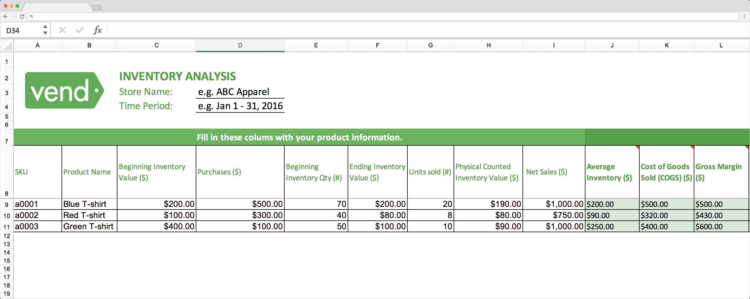 Top 10 Inventory Excel Tracking Templates – Sheetgo Blog Pertaining To Stock Report Template Excel