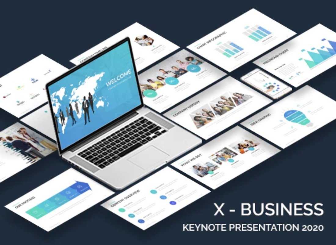 Top 37 Free Templates For Apple Keynote 2019 - Colorlib For Keynote Brochure Template