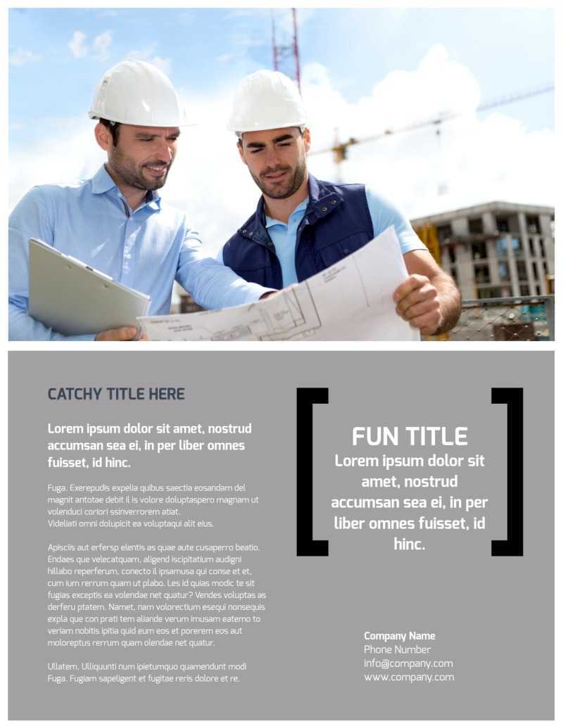 Top Engineering Consultants Flyer Template In Engineering Intended For Engineering Brochure Templates