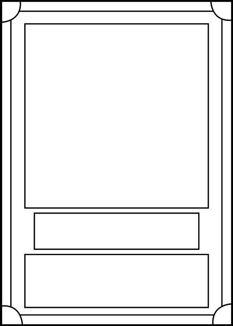 Trading Card Template Frontblackcarrot1129 On Deviantart With Regard To Template For Game Cards