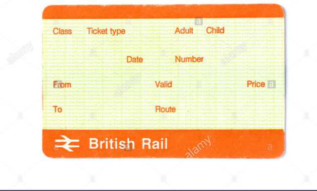 Train Ticket Blank Stock Photos &amp; Train Ticket Blank Stock inside Blank Train Ticket Template
